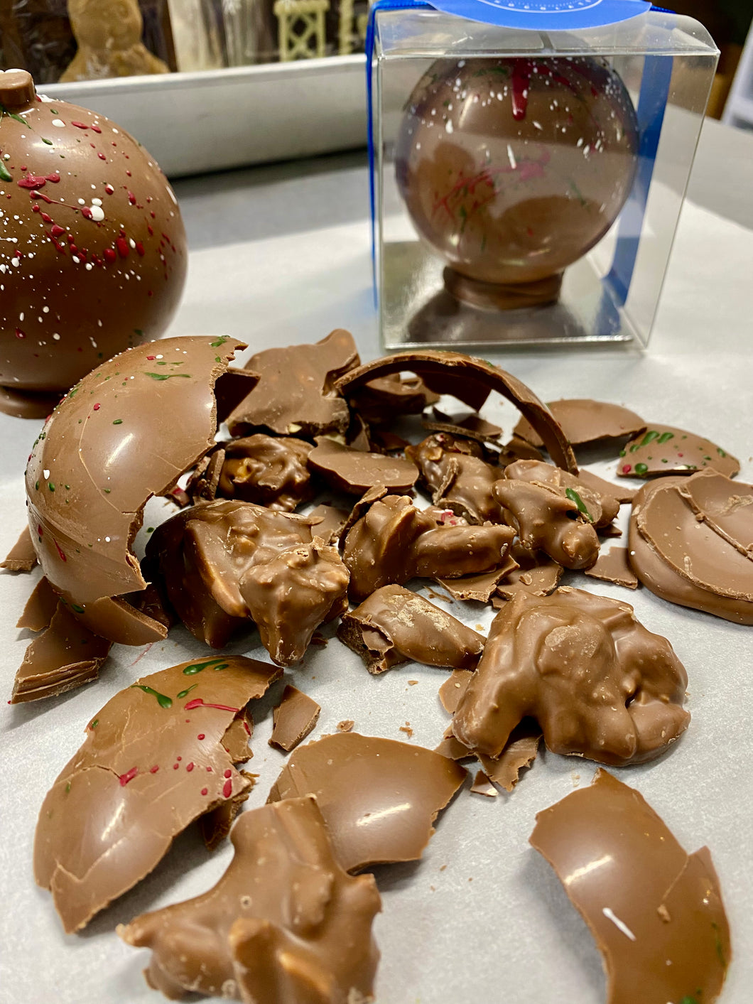Almond Toffee Cluster Ornament